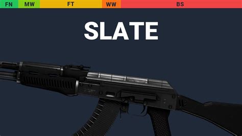 AK-47 Slate - Skin Float And Wear Preview - YouTube