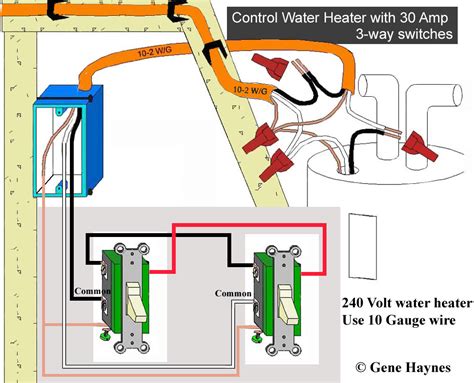 Intermatic 40-Amp 240-Volt Electric Water Heater Time Switch-Wh40Dl3 - 240V Water Heater Wiring ...