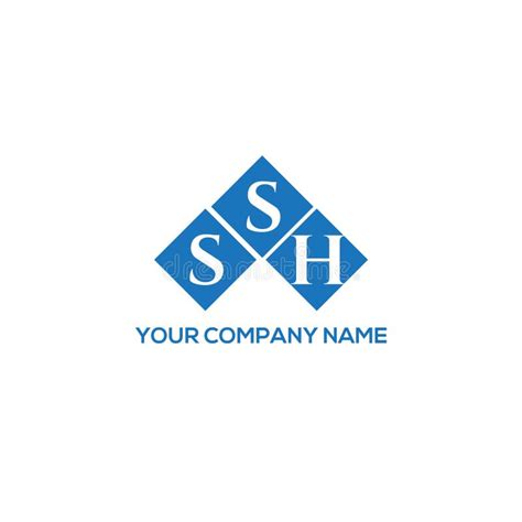 SSH Letter Logo Design on White Background. SSH Creative Initials Letter Logo Concept. SSH ...