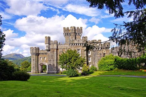 Papeis de parede Castelo Wray Castle Scotland Cidades baixar imagens