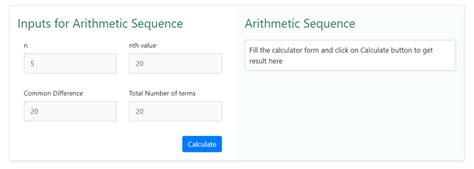 Arithmetic Sequence Calculator | Find Out The Sequence Of Numbers