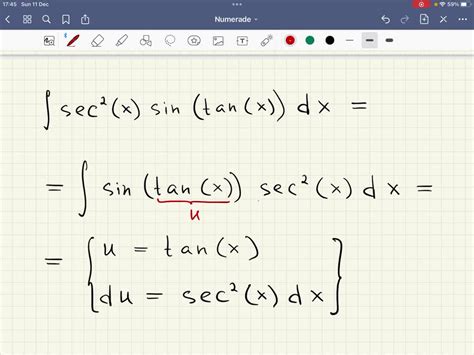 SOLVED: antiderivative of sec^2 (x) sin [tan x] dx