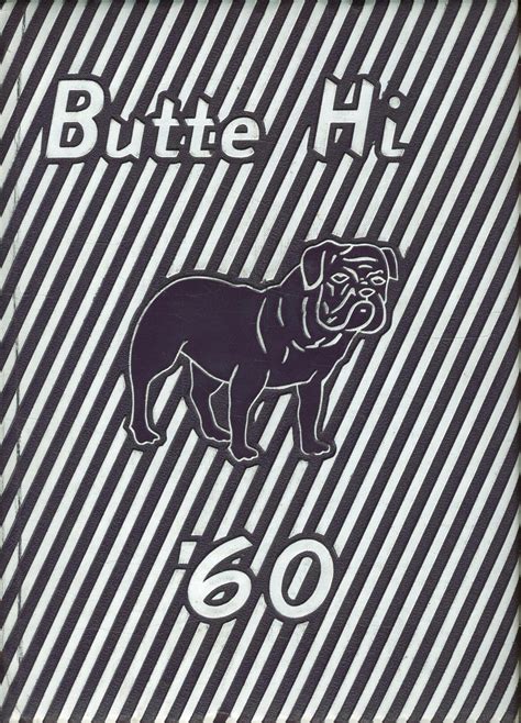 1960 yearbook from Butte High School from Butte, Montana