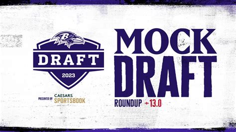 No Clear Favorite for Ravens Just One Week Before Draft