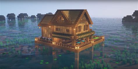 Minecraft Lake House Ideas and Design