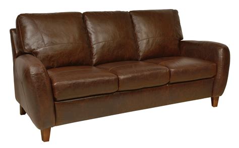 Jennifer Italian Leather Sofa from Luke Leather | Coleman Furniture