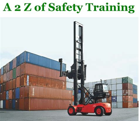 Container Handler - our A 2 Z of Safety Training