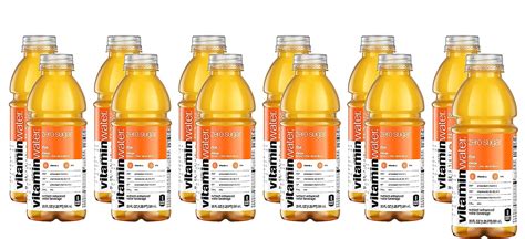 Amazon.com: Vitamin Water ZERO Sugar | Rise - Orange - 20 Fl Oz Bottles, Nutrient Enhanced ...