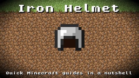 Minecraft - Iron Helmet! Recipe, Item ID, Information! *Up to date ...