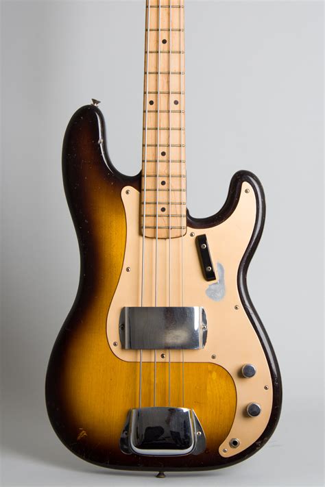 Fender Precision Bass Solid Body Electric Bass Guitar (1957) | RetroFret