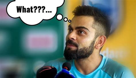 OMG! Skipper Virat Kohli got really angry when a reporter asked about ...