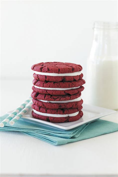 Foodista | Best-Ever Red Velvet "Oreo" Cookies