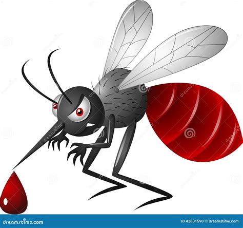 Cartoon Mosquito Stock Illustration - Image: 43831590