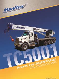 Boom Trucks Manitex 50128 Specifications CraneMarket