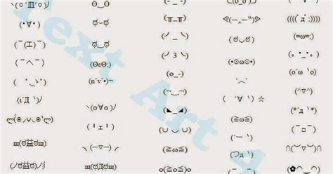 List Of All Kawaii Text Faces For Chat Messages | Cool ASCII Text Art 4 U