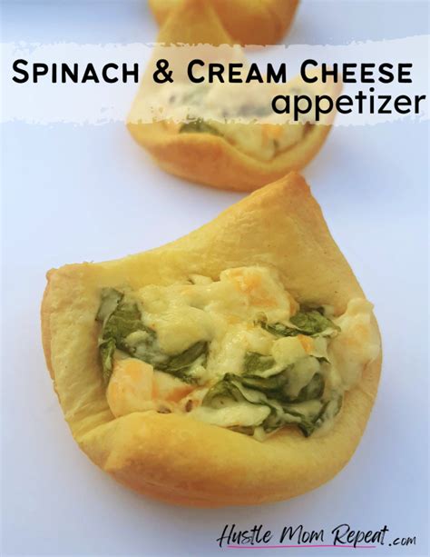 Spinach and Cream Cheese Puff Pastry | Hustle Mom Repeat