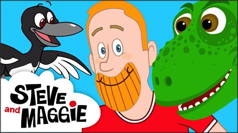 Steve and Maggie Cartoon for Kids | Monster Truck Toy | Dinosaurs ...