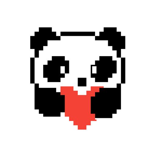 Red Panda Pixel Art Graph Outline | Hot Sex Picture