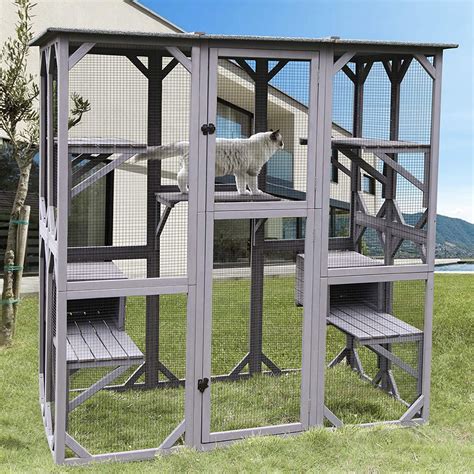 Aivituvin-AIR54 Outdoor Cat Enclosure Large Pet Enclosure | atelier-yuwa.ciao.jp