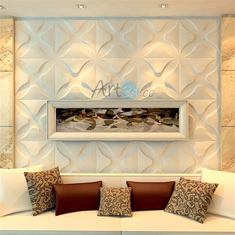 3D Textured Wall Cladding Decorative Wall Panel 12 Pics 3 m² 1 box