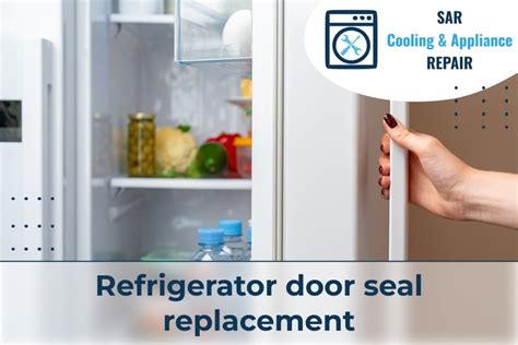 Refrigerator door seal replacement - How to fix seal on refrigerator