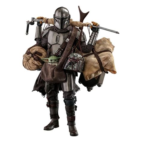 Star Wars The Mandalorian Akční Figure 2-Pack 1/6 The Mandalorian & Grogu Deluxe Verze 30 cm Hot ...