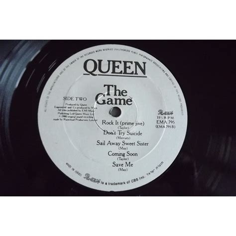 The game by Queen, LP with vendors2 - Ref:117990219