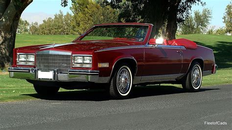 1985 Cadillac Eldorado Biarritz Convertable Red/Red 30K miles