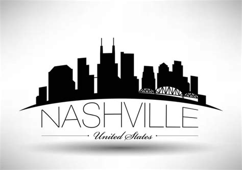 ᐈ Nashville skyline outline stock cliparts, Royalty Free nashville skyline illustrations ...