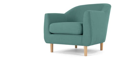 Tubby Armchair, Soft Teal | Armchair, Retro sofa, Furniture design