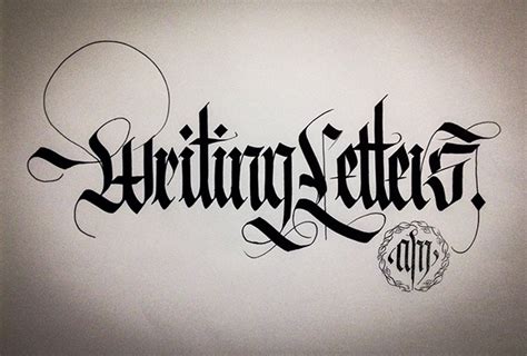 CALLIGRAPHY FRAKTUR LETTERING :: Behance