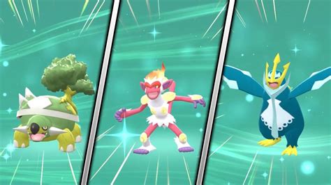 Getting ALL 3 Fully Evolved SHINY STARTERS in Pokémon Brilliant Diamond & Shining Pearl - YouTube