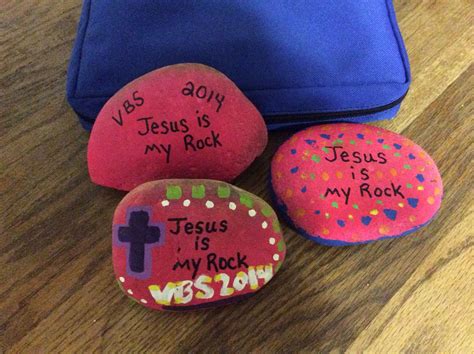 Jesus is my Rock vacation bible school idea | Bible school crafts, Vacation bible school craft ...