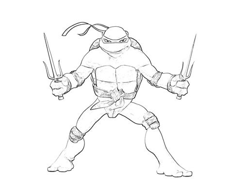 Teenage Mutant Ninja Turtles Coloring Pages Raphael at GetColorings.com | Free printable ...