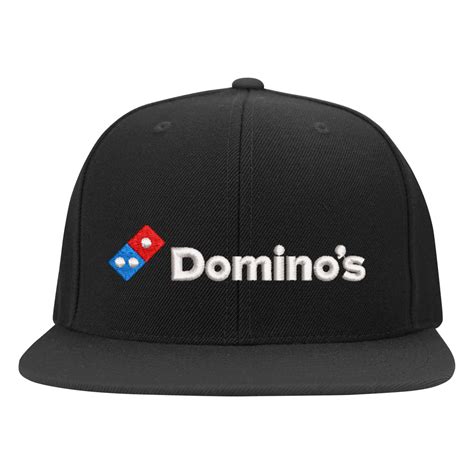 Domino's Pizza Logo Embroidered Flexfit Fitted Ball Cap | eBay