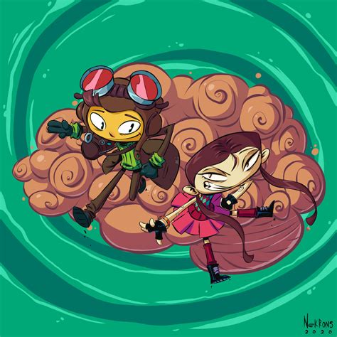 Psychonauts - Raz and Lili by Nekr0ns on DeviantArt