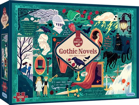 Gibsons Book Club: Gothic Novels Jigsaw Puzzle (1000 Pieces) – PDK