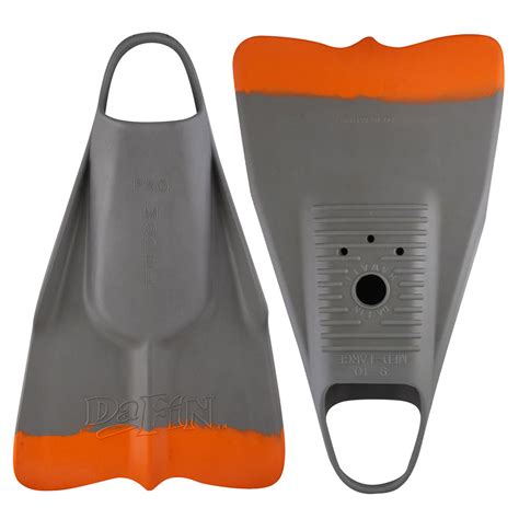 DaFin Swim Fins / Bodyboarding Fins - Grey/Orange 2022 | Coast Water ...