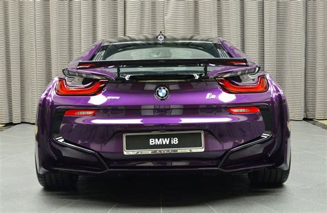 BMW i8 in Twilight Purple Gets AC Schnitzer Carbon Kit - autoevolution