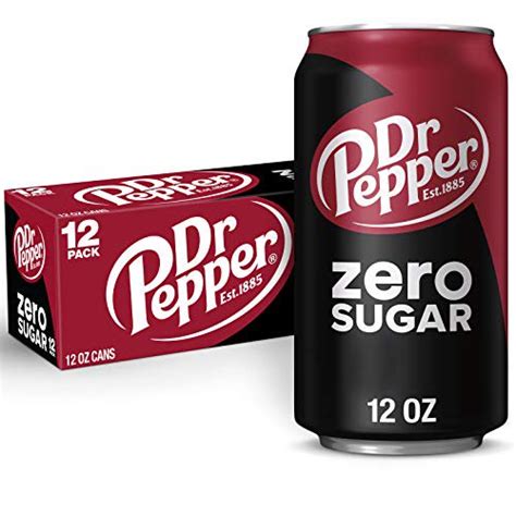 Dr Pepper Zero Sugar Soda, 12 fl oz cans (Pack of 24) - Walmart.com ...