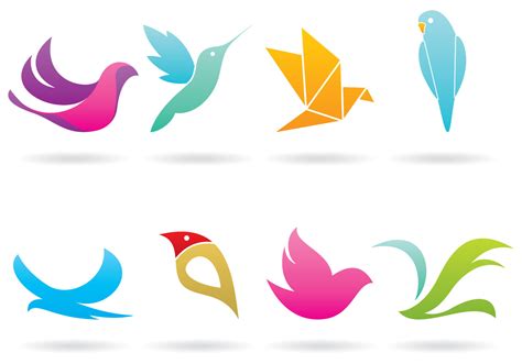 Colorful Bird Logo Vectors - Download Free Vector Art, Stock Graphics & Images