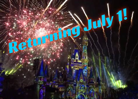 Fireworks Are Coming Back! - Disney Over 50