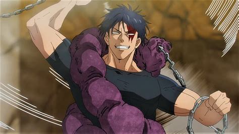 Free download | HD wallpaper: Jujutsu Kaisen, Fushiguro Toji, chains, demon, Demon face, muscles ...