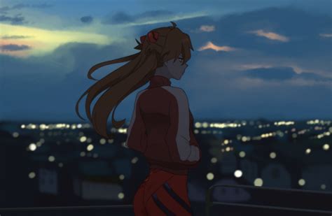 Asuka, The End of the Day - By Me : r/evangelion