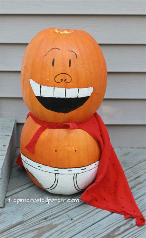 Painted Captain Underpants Pumpkin – The Pinterested Parent