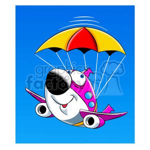 airplane crash landing parachute skyler clipart #397854 at Graphics ...