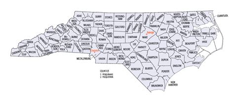 Nc Counties