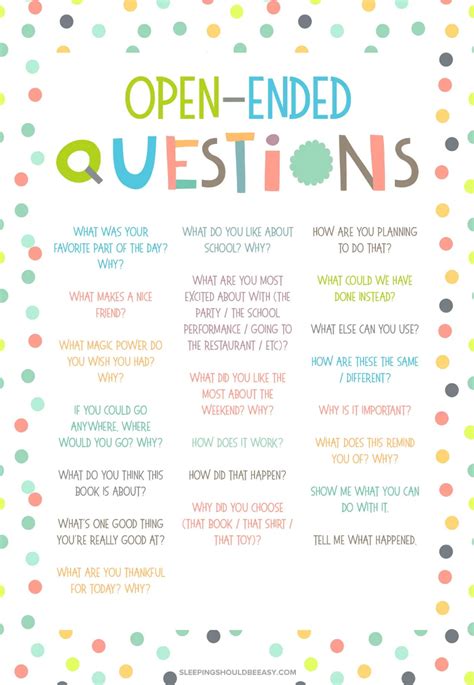 20 Open Ended Questions for Kids | Conversation starters for kids, Social emotional learning ...