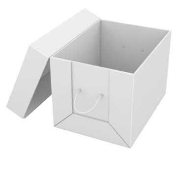 Opened White Cardboard Package Box, Empty, Isolated, Business PNG Transparent Image and Clipart ...