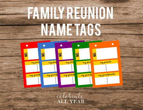 Family Reunion Name Tags - Etsy Australia